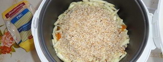 рис с кроликом и овощами. Шаг 14