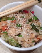 Рис с курицей и брокколи