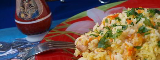 рис с курицей по-восточному в духовке. Шаг 6