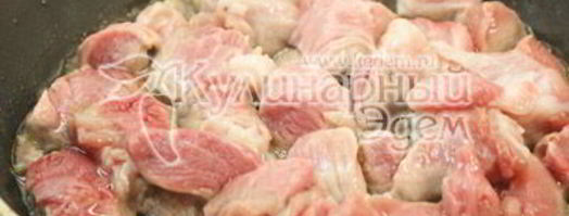 рис с мясом конфетти. Шаг 3