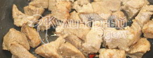 рис с мясом конфетти. Шаг 4