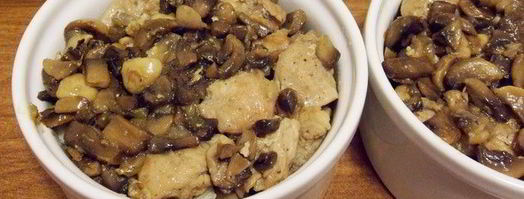 рис с шампиньонами и индейкой. Шаг 14