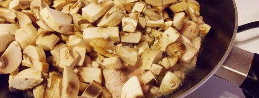 рис с шампиньонами и индейкой. Шаг 7