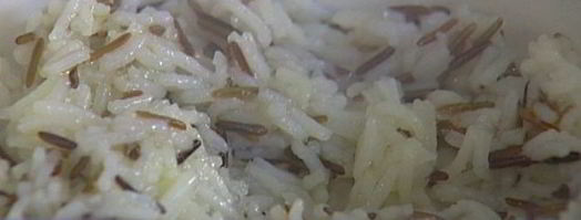 рис с зеленью и орехами. Шаг 4