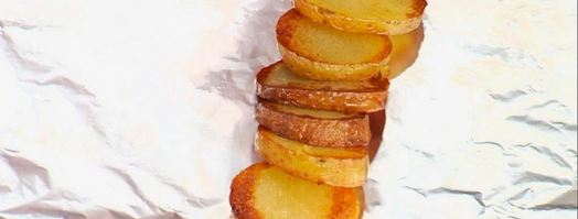 розмариновый картофель в фольге. Шаг 2