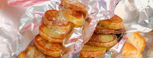 розмариновый картофель в фольге. Шаг 4