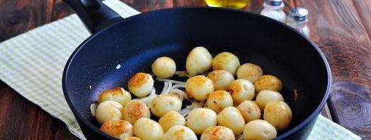 жареная картошка с колбасой. Шаг 5