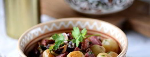 жареная картошка с колбасой. Шаг 10