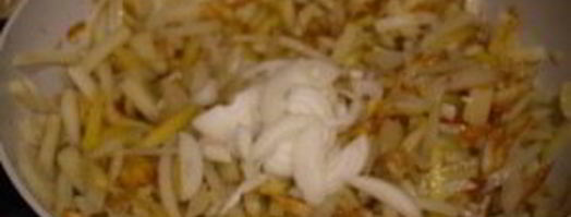 жареная картошка с зеленью. Шаг 5