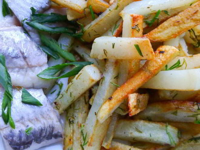 Рецепт жареной картошки