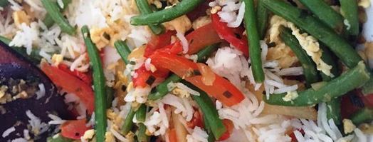 жареный рис с овощами по-китайски. Шаг 4