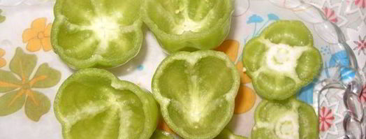 долма из баклажан, помидоров и перца. Шаг 4