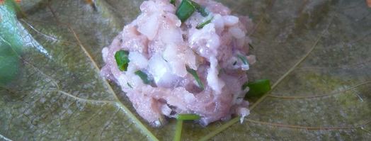 долма из свежих виноградных листьев. Шаг 8