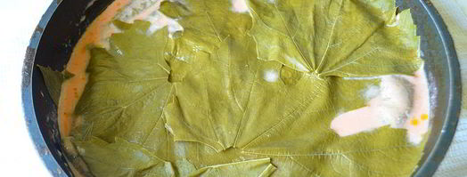 долма из виноградных листьев. Шаг 18