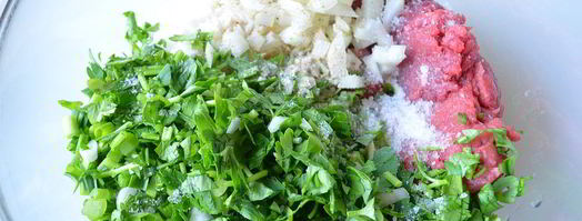 долма из виноградных листьев. Шаг 5