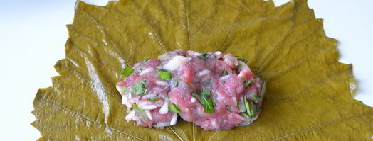 долма из виноградных листьев. Шаг 9