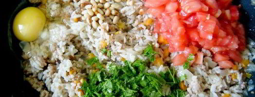 долма с курицей и кедровыми орешками. Шаг 5