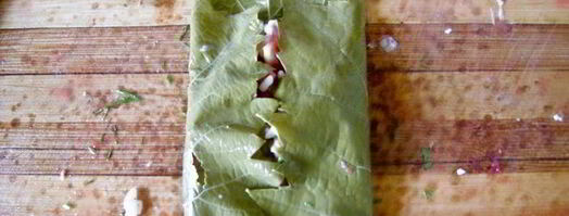 долма с курицей и кедровыми орешками. Шаг 7