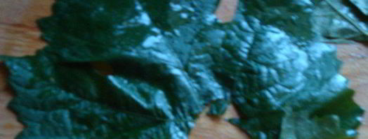 долма в виноградных листьях. Шаг 2