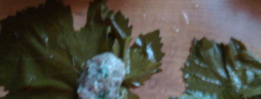 долма в виноградных листьях. Шаг 3