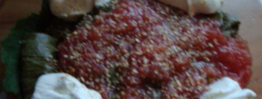 долма в виноградных листьях. Шаг 4