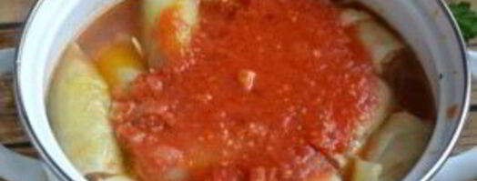 голубцы, фаршированные мясом и рисом. Шаг 10