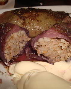 Голубцы из красной капусты