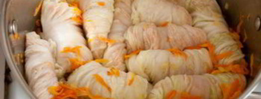 голубцы из курицы и пекинской капусты. Шаг 6