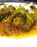 Голубцы с морепродуктами