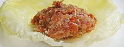 голубцы с мясом и рисом. Шаг 6