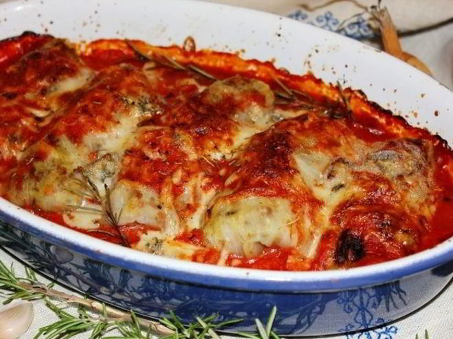 Рецепт голубцов с отрубями, гречей и горгонзолой