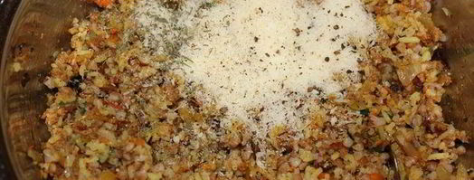 голубцы с отрубями, гречей и горгонзолой. Шаг 9