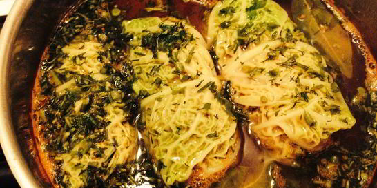 Голубцы с телятиной