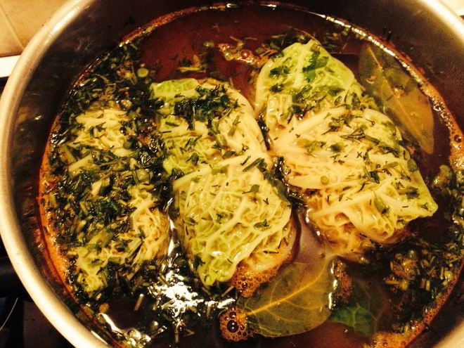 Рецепт голубцов с телятиной