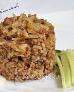 Ленивые голубцы с фаршем в духовке