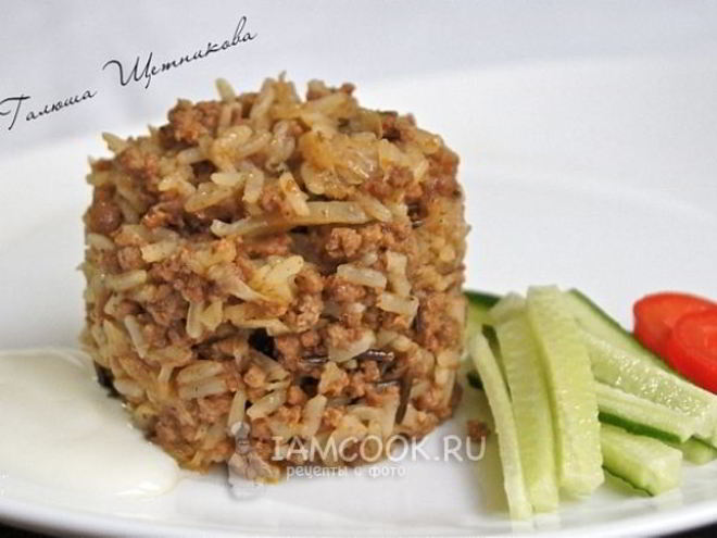 Рецепт ленивых голубцов с фаршем в духовке