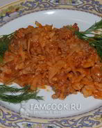 Ленивые голубцы с фаршем