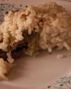 Ленивые голубцы с маслинами