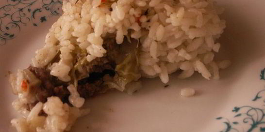 Ленивые голубцы с маслинами