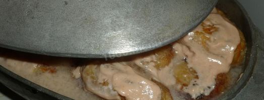 ленивые голубцы с рисом капустой и фаршем в кастрюле. Шаг 18