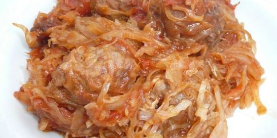 Ленивые голубцы в мультиварке