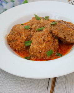 Ленивые голубцы в томатно-сметанном соусе