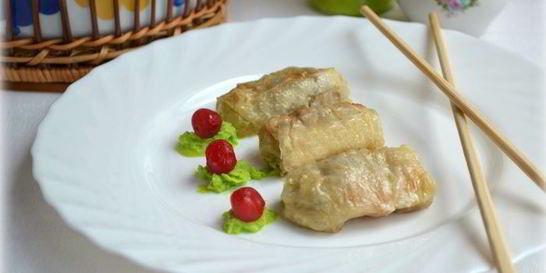 Нежные голубцы из пекинской капусты