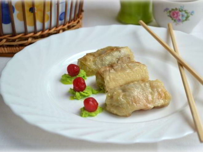 Рецепт нежных голубцов из пекинской капусты