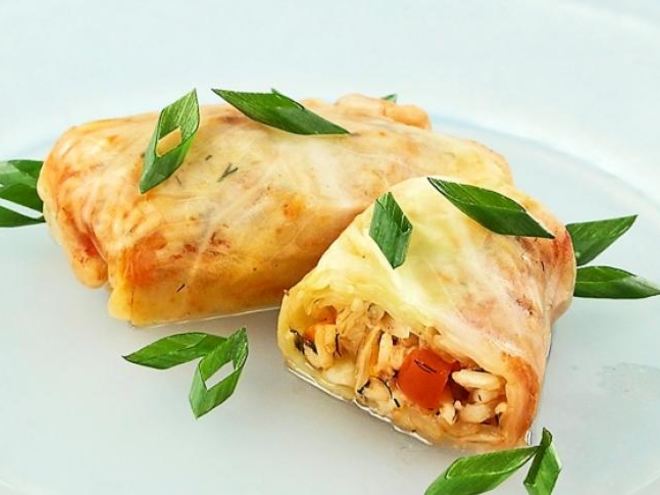 Рецепт овощных голубцов