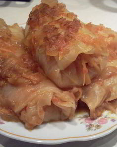 Постные голубцы