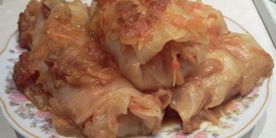 Постные голубцы