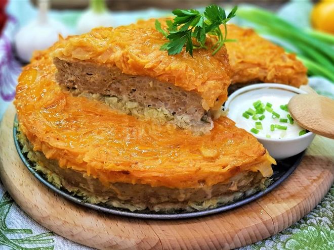 Рецепт слоеных ленивых голубцов