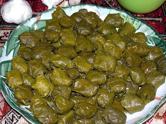 Рецепт виноградных голубцов