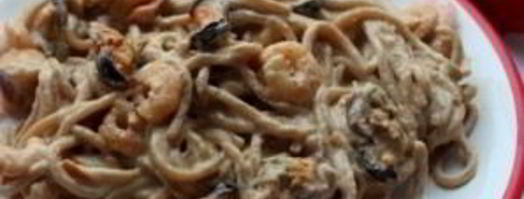 гречневая лапша с морепродуктами. Шаг 10